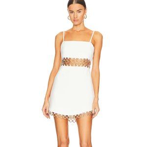 Alexis Gaudy Dress in Ivory Size Small